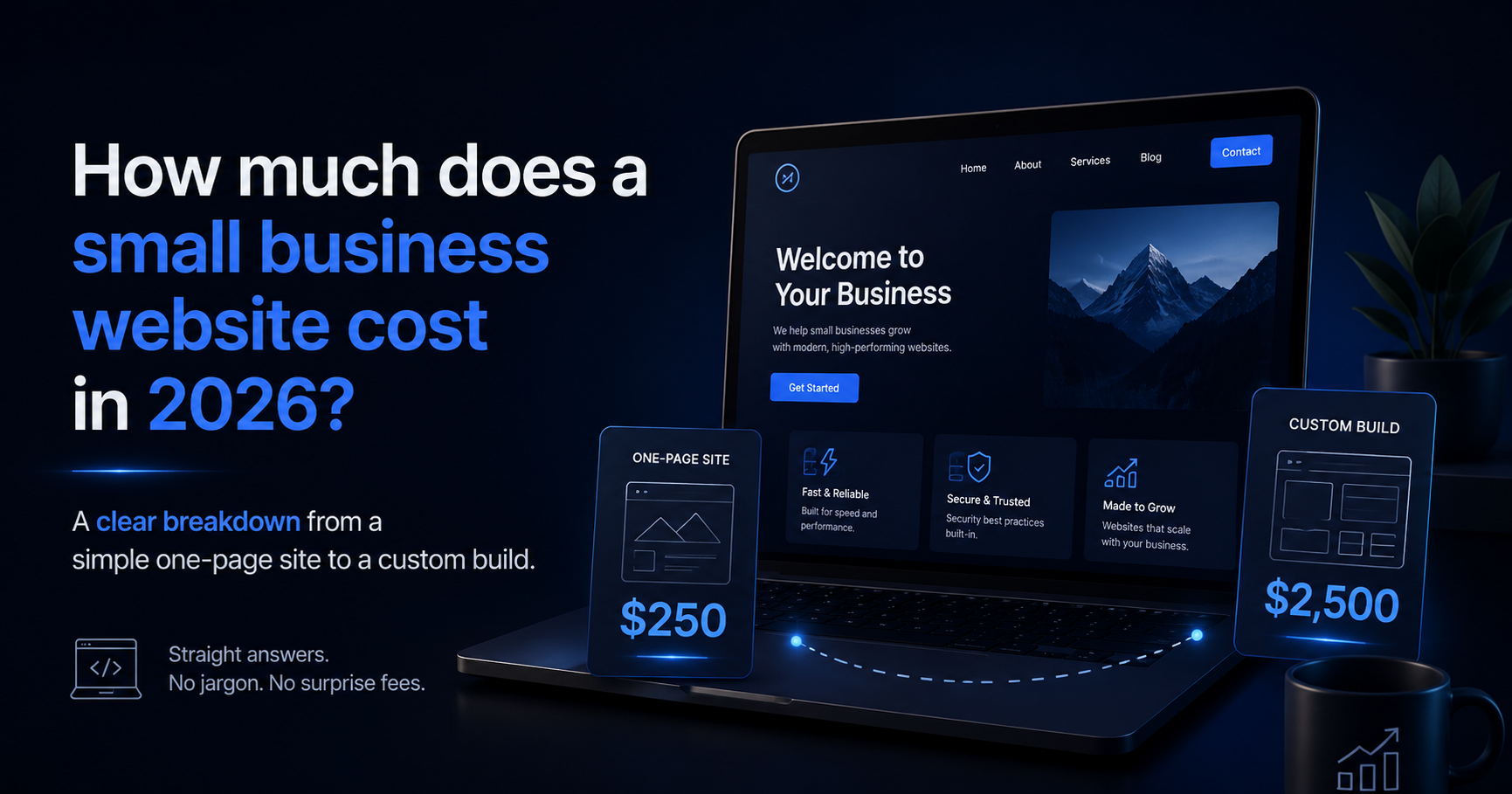 How much does a small business website cost in 2026?